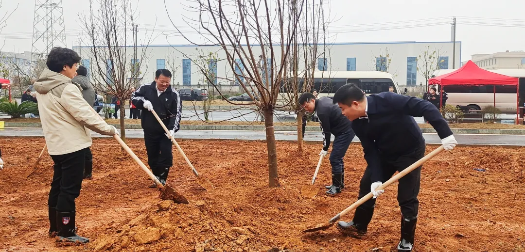 區四套班子領導參加義務植樹活動